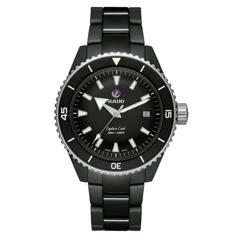 The Watch Boutique Rado Captain Cook High-Tech Ceramic Diver Watch R32129152