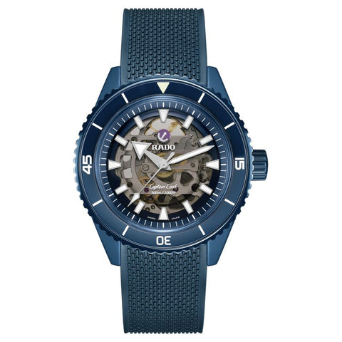 The Watch Boutique Rado Captain Cook High-Tech Ceramic Skeleton Watch R32153209