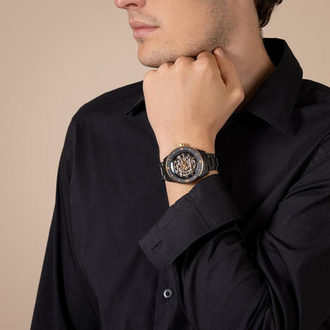 The Watch Boutique Rado Captain Cook High-Tech Ceramic Skeleton Watch R32192152