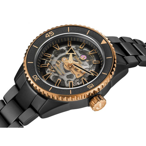 The Watch Boutique Rado Captain Cook High-Tech Ceramic Skeleton Watch R32192152