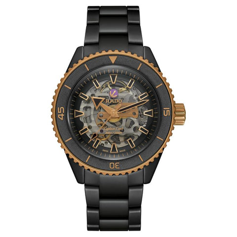 The Watch Boutique Rado Captain Cook High-Tech Ceramic Skeleton Watch R32192152