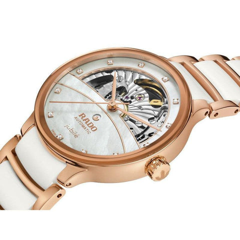 The Watch Boutique Rado Centrix Automatic Diamonds Open Heart Watch R30029922