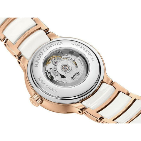 The Watch Boutique Rado Centrix Automatic Diamonds Open Heart Watch R30029922