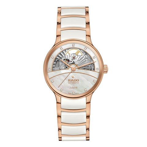 The Watch Boutique Rado Centrix Automatic Diamonds Open Heart Watch R30029922