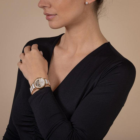 The Watch Boutique Rado Centrix Automatic Diamonds Open Heart Watch R30029932