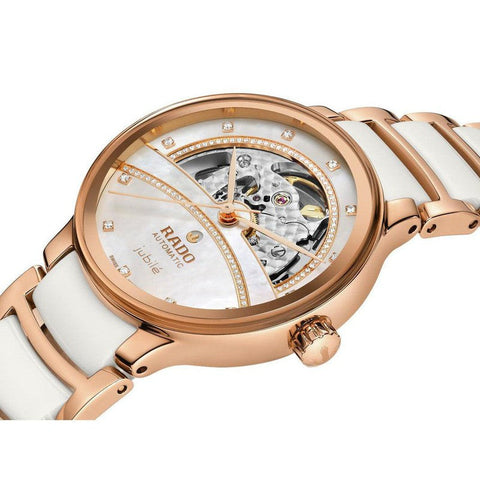 The Watch Boutique Rado Centrix Automatic Diamonds Open Heart Watch R30029932
