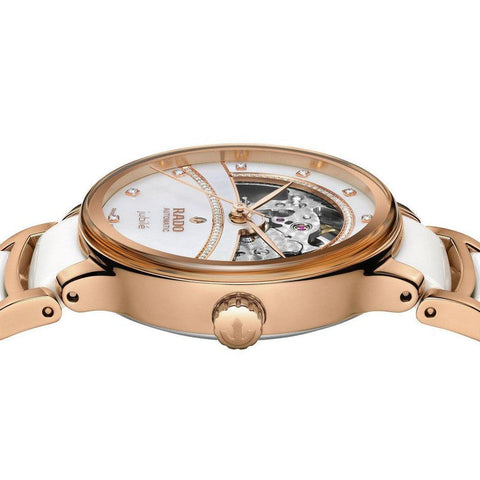 The Watch Boutique Rado Centrix Automatic Diamonds Open Heart Watch R30029932