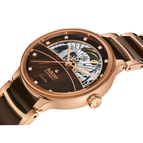 The Watch Boutique Rado Centrix Diamonds Automatic Open Heart Women's Watch R30029902