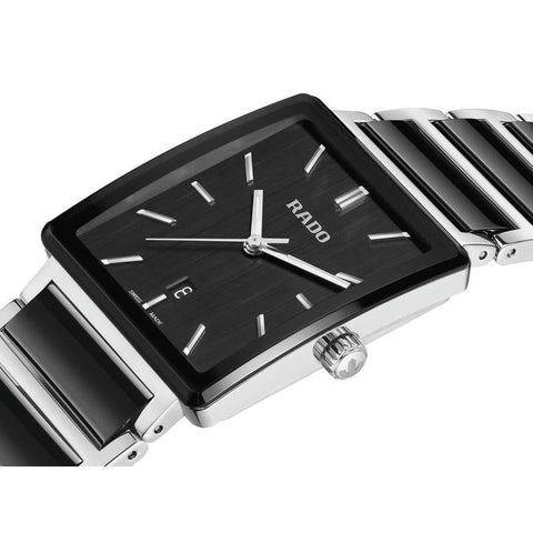The Watch Boutique Rado Integral Steel Square Quartz Watch R20255162
