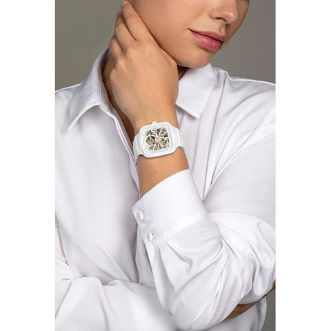 The Watch Boutique Rado True Square Automatic Open Heart Unisex Watch R27073012