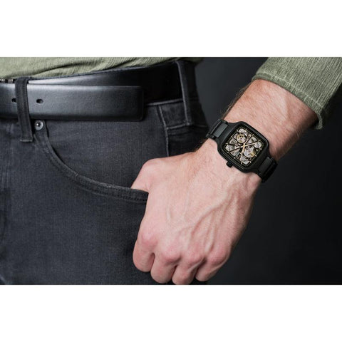 The Watch Boutique Rado True Square Automatic Open Heart Watch 01.734.6086.3.016