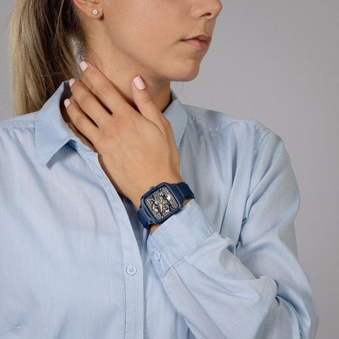 The Watch Boutique Rado True Square Automatic Skeleton Watch R27178205