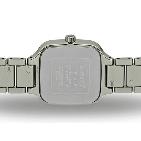 The Watch Boutique Rado True Square Diamonds Watch 01.079.6079.3.070