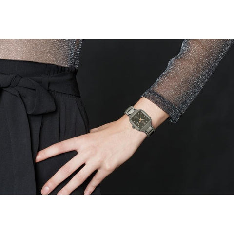 The Watch Boutique Rado True Square Diamonds Watch 01.079.6079.3.070