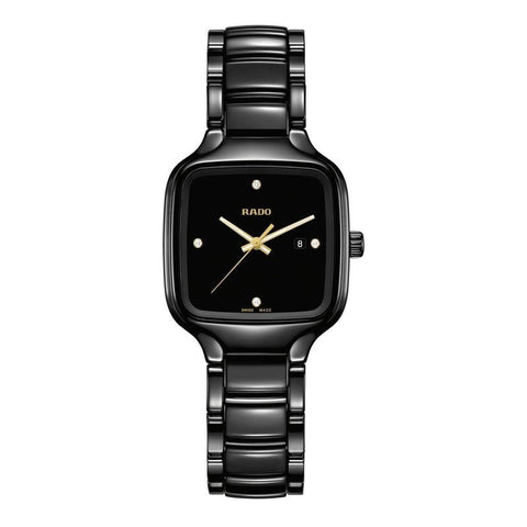 The Watch Boutique Rado True Square Diamonds Watch 01.079.6080.3.072