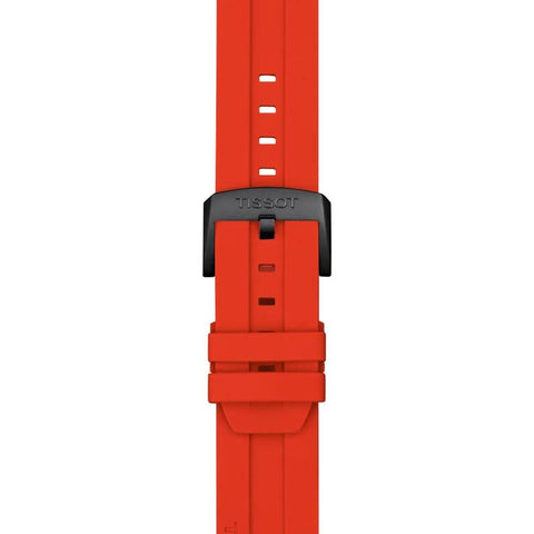 The Watch Boutique Red Silicone Tissot Strap Lugs 22mm