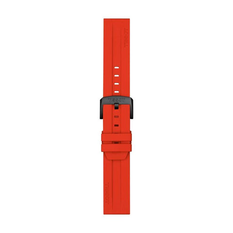 The Watch Boutique Red Silicone Tissot Strap Lugs 22mm