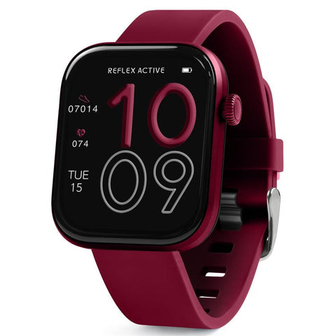 Reflex Active Berry Red Spectra 300S AMOLED Smartwatch with Calling