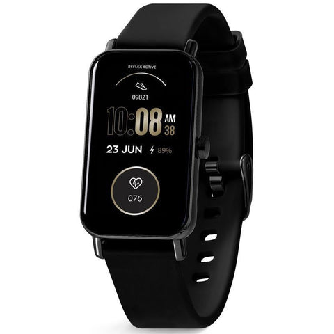 The Watch Boutique Reflex Active NEXUS Calling Black Strap Smart Watch