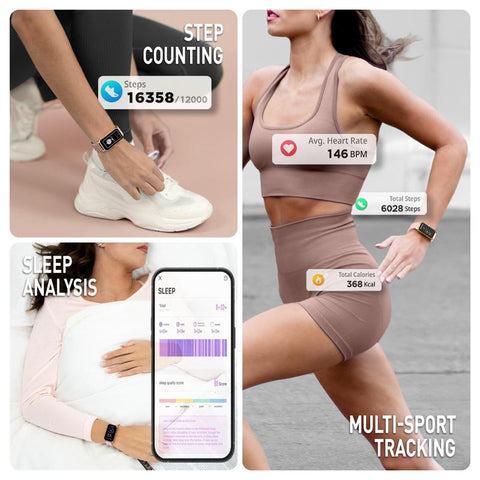 The Watch Boutique Reflex Active NEXUS Calling Pink Strap Smart Watch