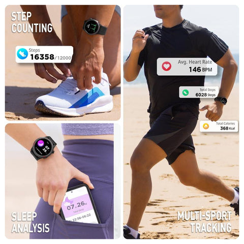 Reflex Active Sea Venture 400R 50m Swim‑Safe AMOLED GPS Smartwatch