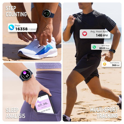 Reflex Active Sea Venture 400R 50m Water‑Resistant AMOLED GPS Smartwatch