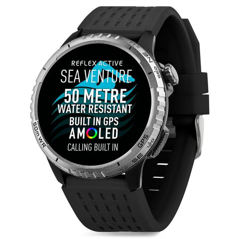 Reflex Active Sea Venture 400R AMOLED GPS Smartwatch – Black