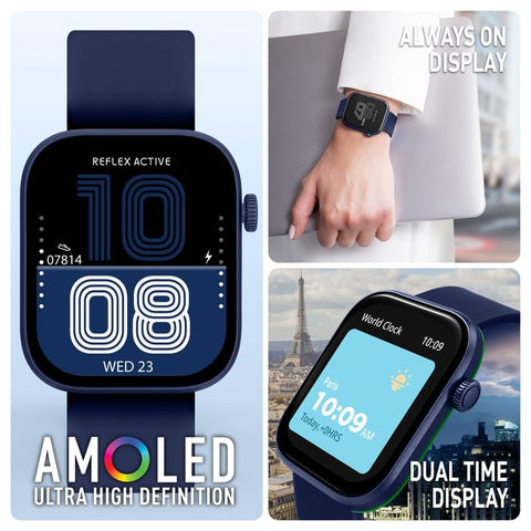Reflex-Active Spectra 300 S Lite Navy Smartwatch with AMOLED Display