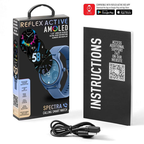 The Watch Boutique Reflex Active Spectra Amoled 300 Blue Smart Watch