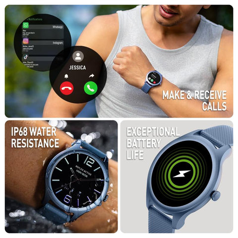 The Watch Boutique Reflex Active Spectra Amoled 300 Blue Smart Watch