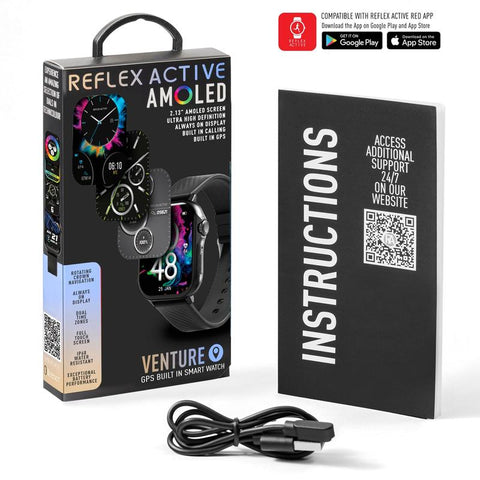 The Watch Boutique Reflex Active Venture GPS Black Smart Watch