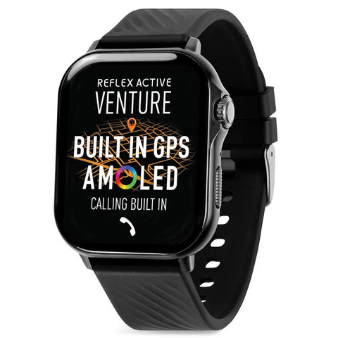 The Watch Boutique Reflex Active Venture GPS Black Smart Watch