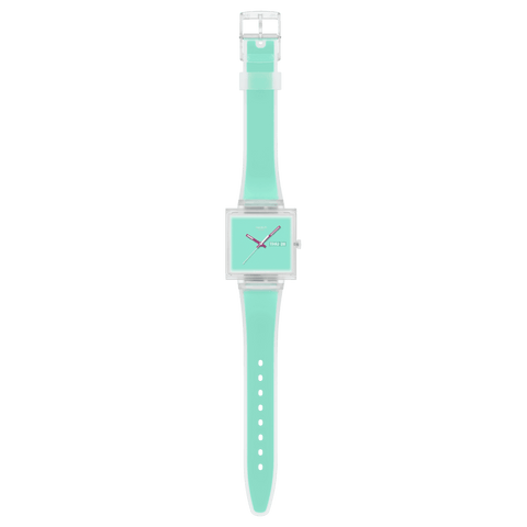 Swatch What If… See Thru Mint Watch - SO38K702