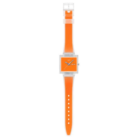 Swatch What If...See Thru Orange Watch - SO38K704