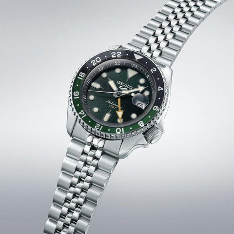 The Watch Boutique Seiko 5 Sports Automatic SKX GMT Watch - SSK035K1