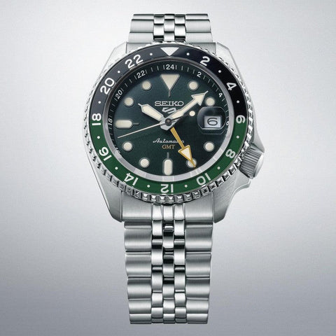 The Watch Boutique Seiko 5 Sports Automatic SKX GMT Watch - SSK035K1