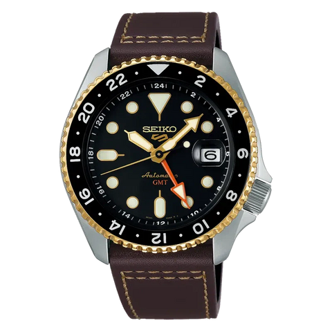 The Watch Boutique Seiko 5 Sports Automatic SKX GMT Watch - SSK036K1