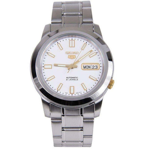 The Watch Boutique Seiko 5 Sports Automatic White Dial Watch - SNKK07K1