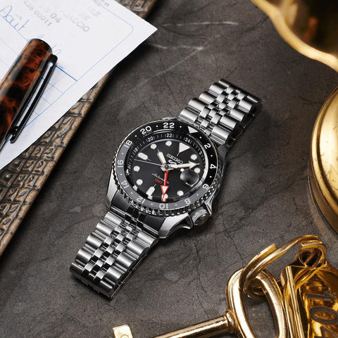 The Watch Boutique Seiko 5 Sports Black Grape GMT SKX Re-Interpretation