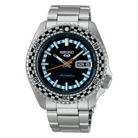 The Watch Boutique Seiko 5 Sports Black & White Checker Flag Special Edition - SRPK67K1