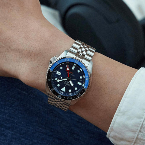 The Watch Boutique Seiko 5 Sports Blueberry GMT SKX Re-Interpretation