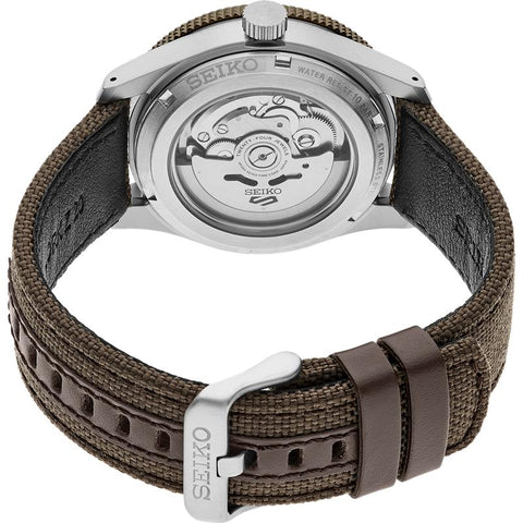 The Watch Boutique Seiko 5 Sports Field Automatic Watch Brown Dial Nylon Strap