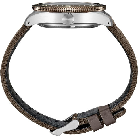 The Watch Boutique Seiko 5 Sports Field Automatic Watch Brown Dial Nylon Strap