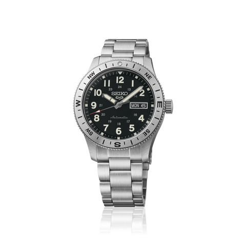 The Watch Boutique Seiko 5 Sports Field Black Dial Men's Automatic Watch