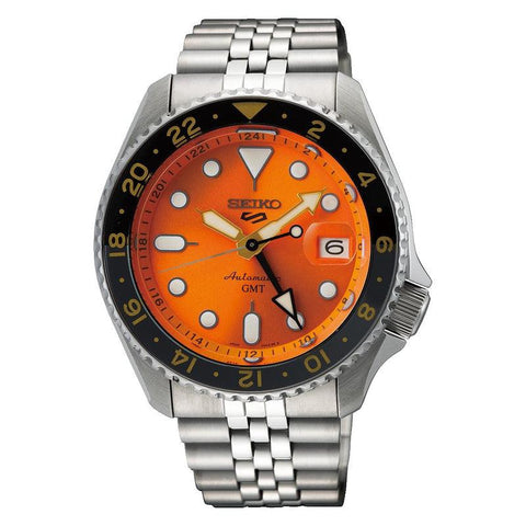 The Watch Boutique Seiko 5 Sports Mikan Orange GMT SKX Re-Interpretation Watch - SSK005K1