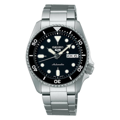 The Watch Boutique Seiko 5 Sports SKX Midi Black Watch - SRPK29K1