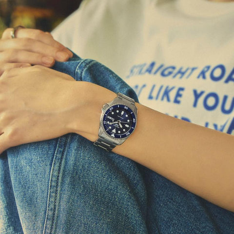 The Watch Boutique Seiko 5 Sports SKX New Colour Collection ‘Street Denim’ Automatic Watch