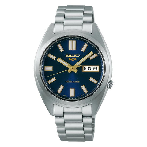 The Watch Boutique Seiko 5 Sports SNXS Vintage Gold Collection – in Blazer Blue Automatic Watch