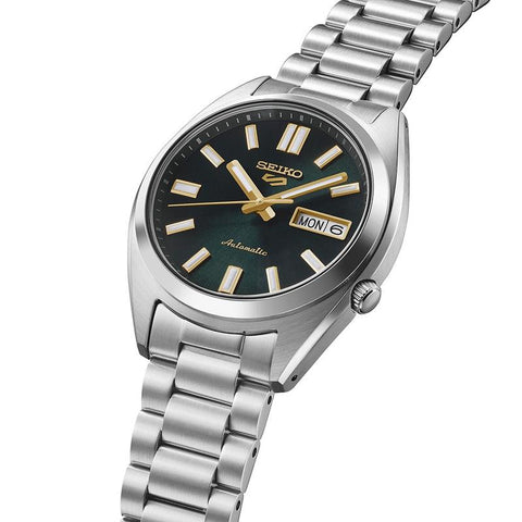 The Watch Boutique Seiko 5 Sports SNXS Vintage Gold Collection – in ‘Green Tie’ Automatic Watch