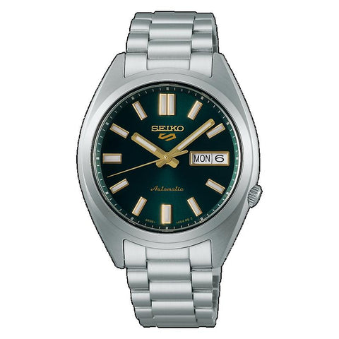 The Watch Boutique Seiko 5 Sports SNXS Vintage Gold Collection – in ‘Green Tie’ Automatic Watch